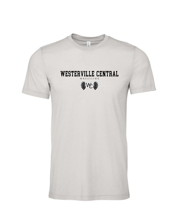 Westerville Central HS Wrestling Block - Mens Tri Blend Shirt