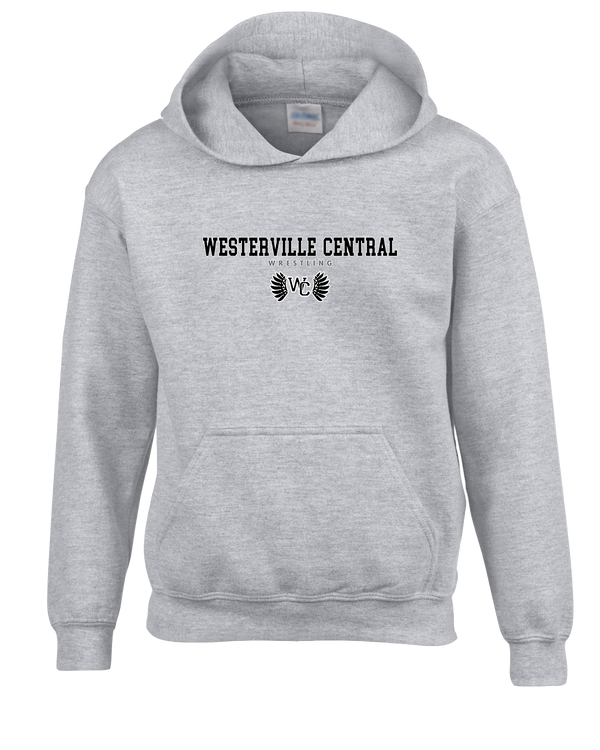 Westerville Central HS Wrestling Block - Cotton Hoodie