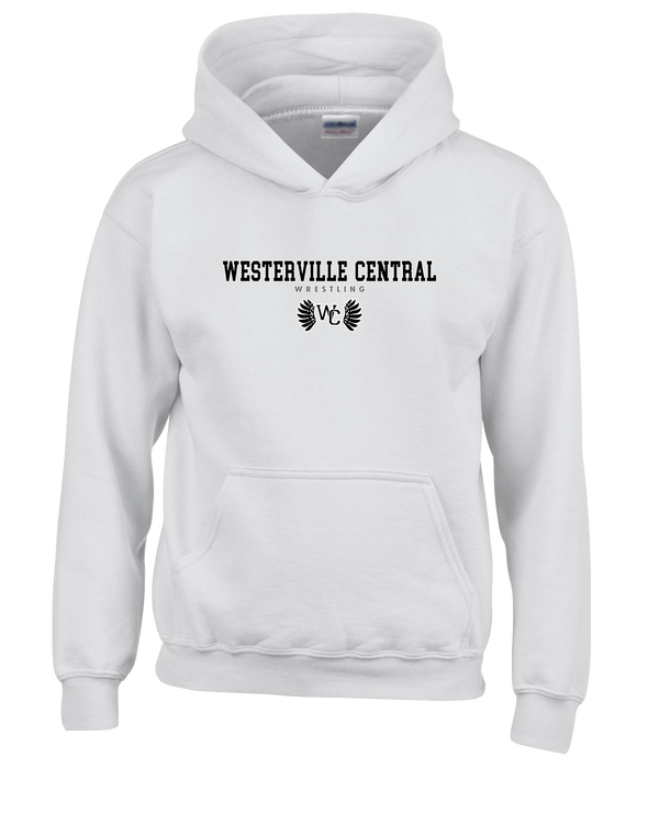 Westerville Central HS Wrestling Block - Cotton Hoodie