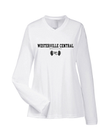 Westerville Central HS Wrestling Block - Womens Performance Long Sleeve