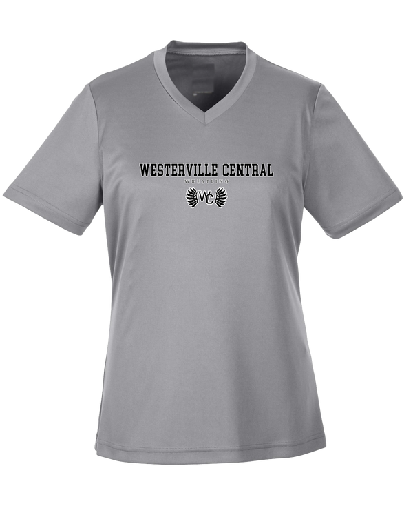 Westerville Central HS Wrestling Block - Womens Performance Shirt