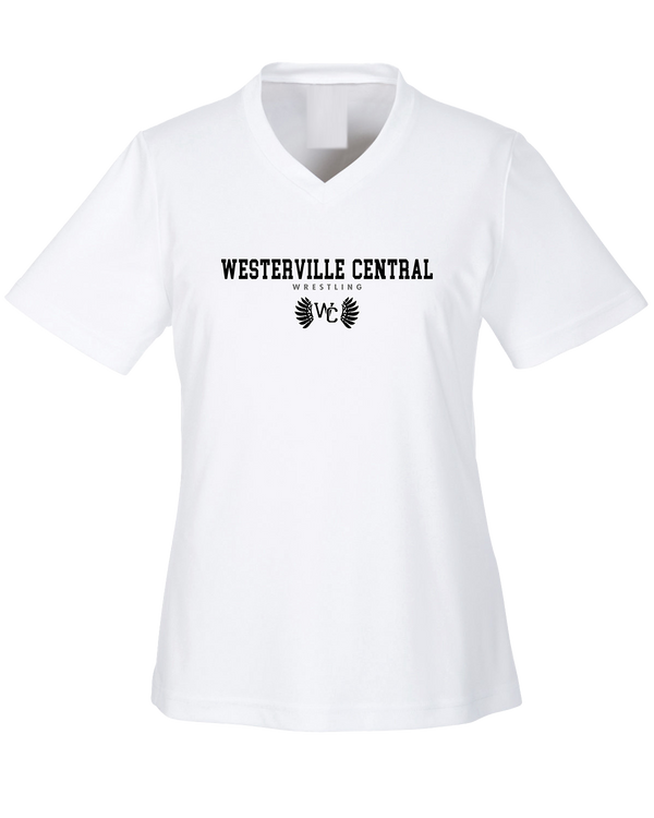 Westerville Central HS Wrestling Block - Womens Performance Shirt