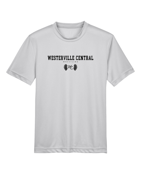 Westerville Central HS Wrestling Block - Youth Performance T-Shirt