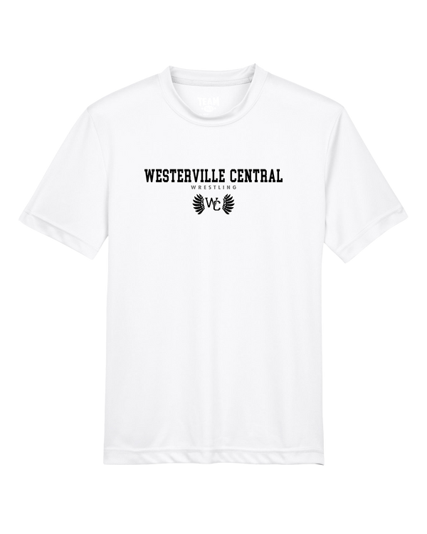 Westerville Central HS Wrestling Block - Youth Performance T-Shirt
