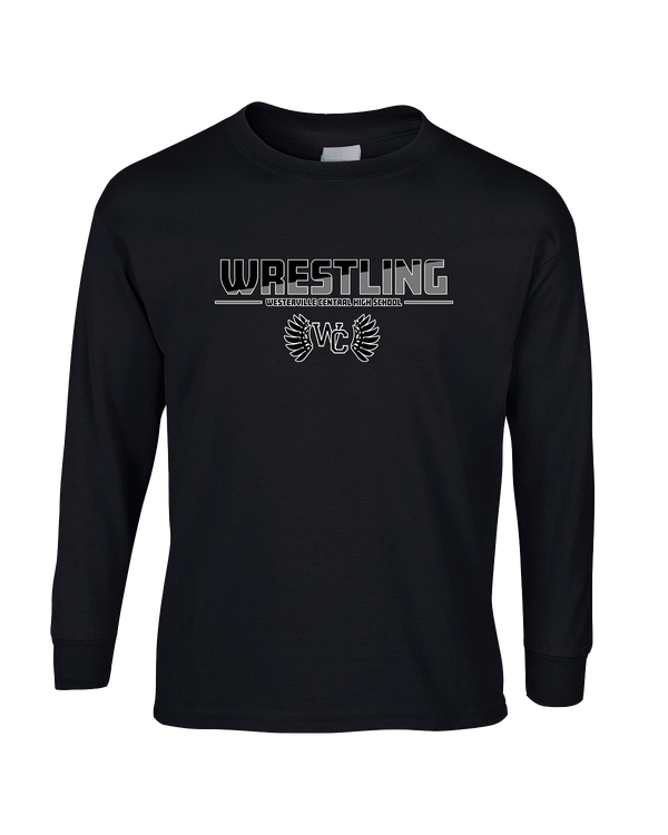 Westerville Central HS Wrestling Cut - Mens Basic Cotton Long Sleeve