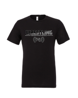 Westerville Central HS Wrestling Cut - Mens Tri Blend Shirt