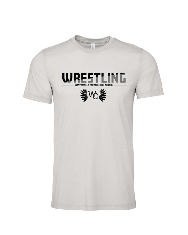 Westerville Central HS Wrestling Cut - Mens Tri Blend Shirt
