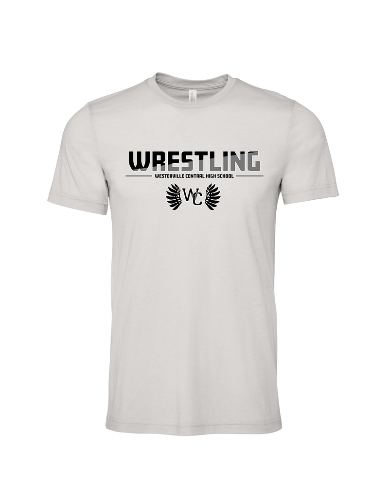 Westerville Central HS Wrestling Cut - Mens Tri Blend Shirt