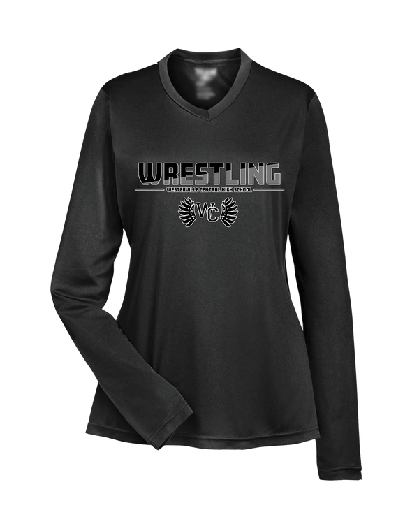 Westerville Central HS Wrestling Cut - Womens Performance Long Sleeve
