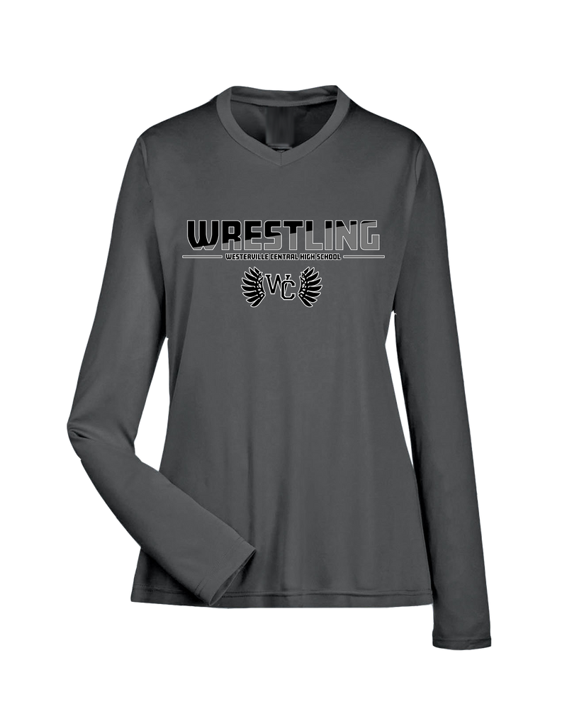 Westerville Central HS Wrestling Cut - Womens Performance Long Sleeve