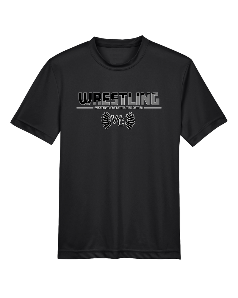 Westerville Central HS Wrestling Cut - Youth Performance T-Shirt