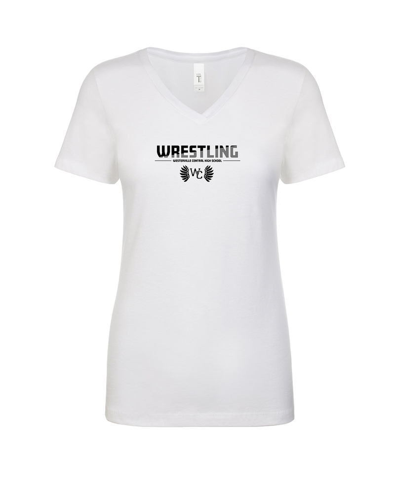 Westerville Central HS Wrestling Cut - Womens V-Neck
