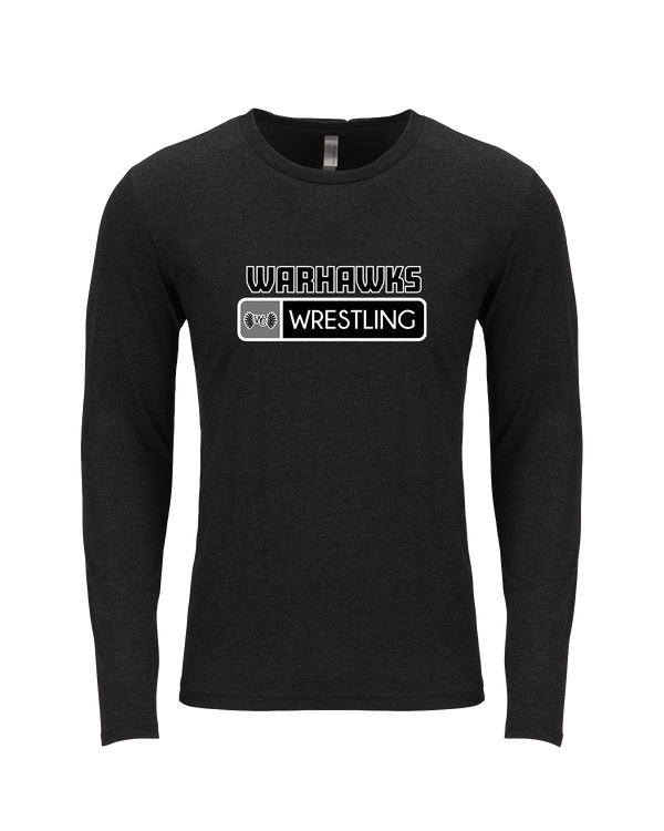 Westerville Central HS Wrestling Pennant - Tri Blend Long Sleeve