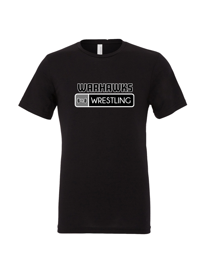 Westerville Central HS Wrestling Pennant - Mens Tri Blend Shirt