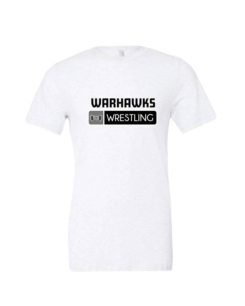 Westerville Central HS Wrestling Pennant - Mens Tri Blend Shirt