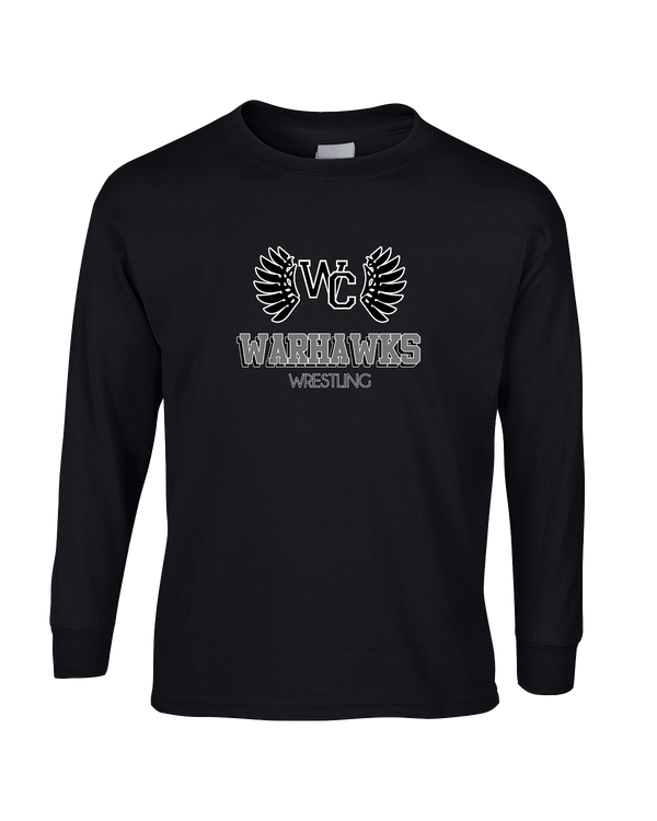 Westerville Central HS Wrestling Shadow - Mens Basic Cotton Long Sleeve