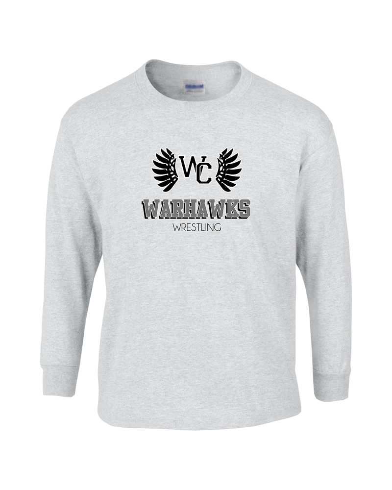 Westerville Central HS Wrestling Shadow - Mens Basic Cotton Long Sleeve