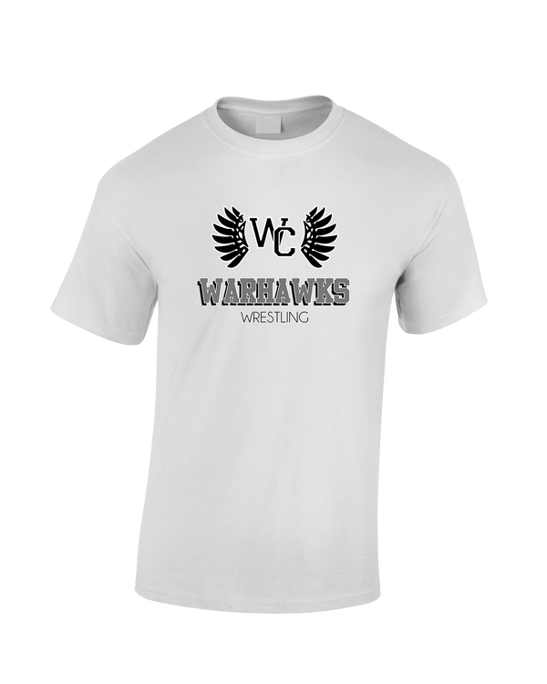 Westerville Central HS Wrestling Shadow - Cotton T-Shirt