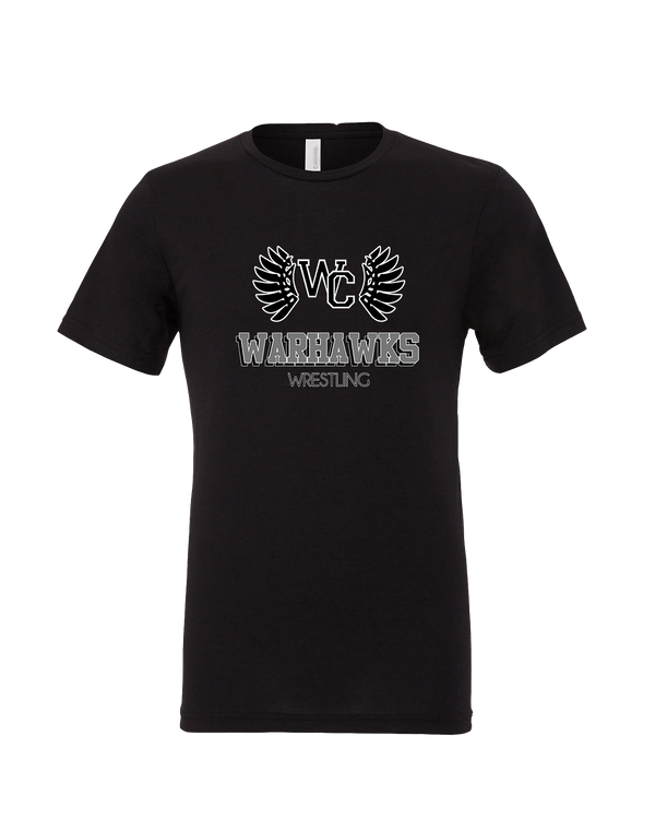 Westerville Central HS Wrestling Shadow - Mens Tri Blend Shirt