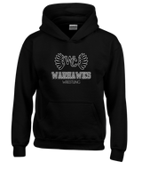 Westerville Central HS Wrestling Shadow - Cotton Hoodie