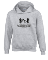 Westerville Central HS Wrestling Shadow - Cotton Hoodie