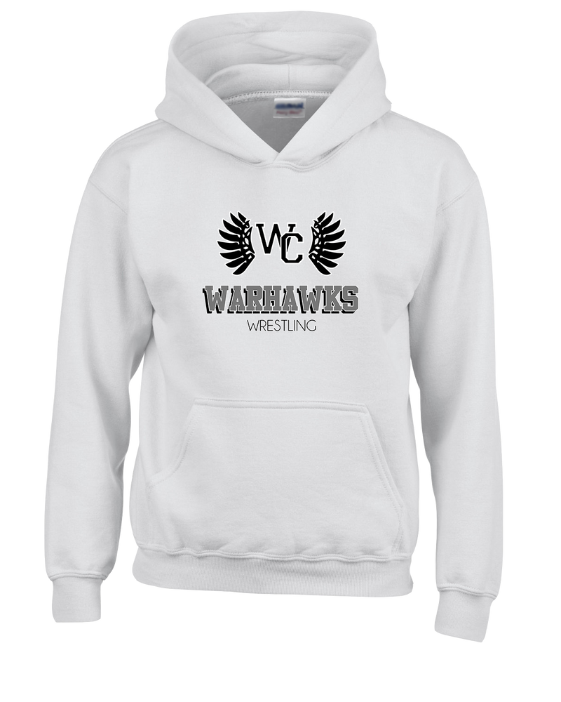 Westerville Central HS Wrestling Shadow - Cotton Hoodie