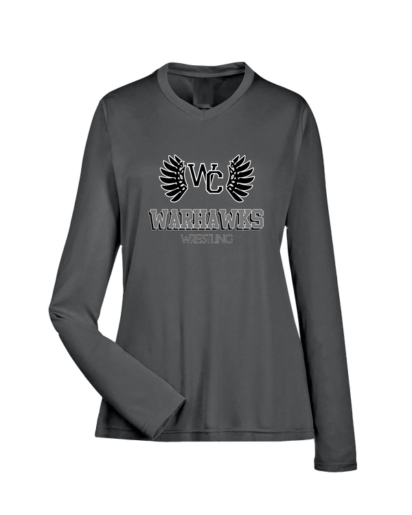 Westerville Central HS Wrestling Shadow - Womens Performance Long Sleeve
