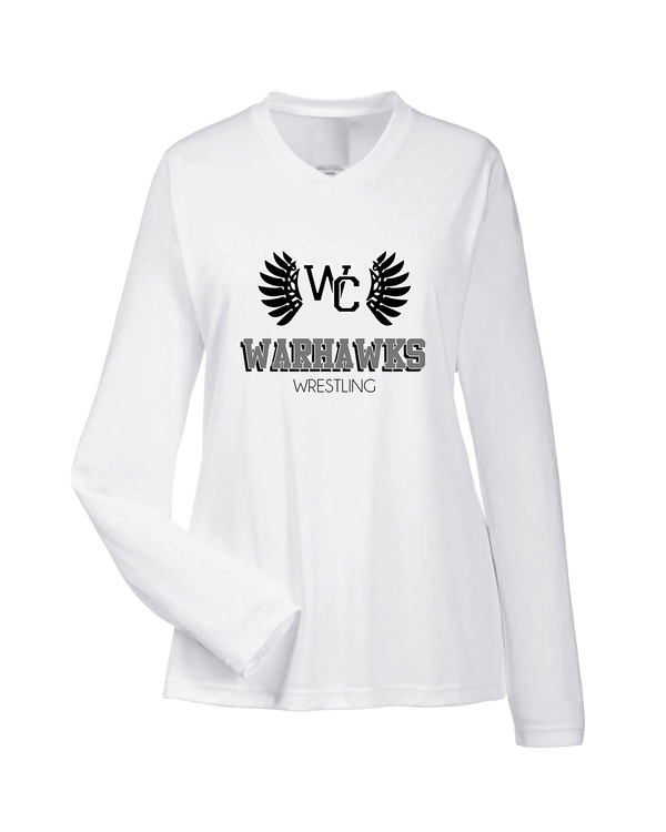 Westerville Central HS Wrestling Shadow - Womens Performance Long Sleeve