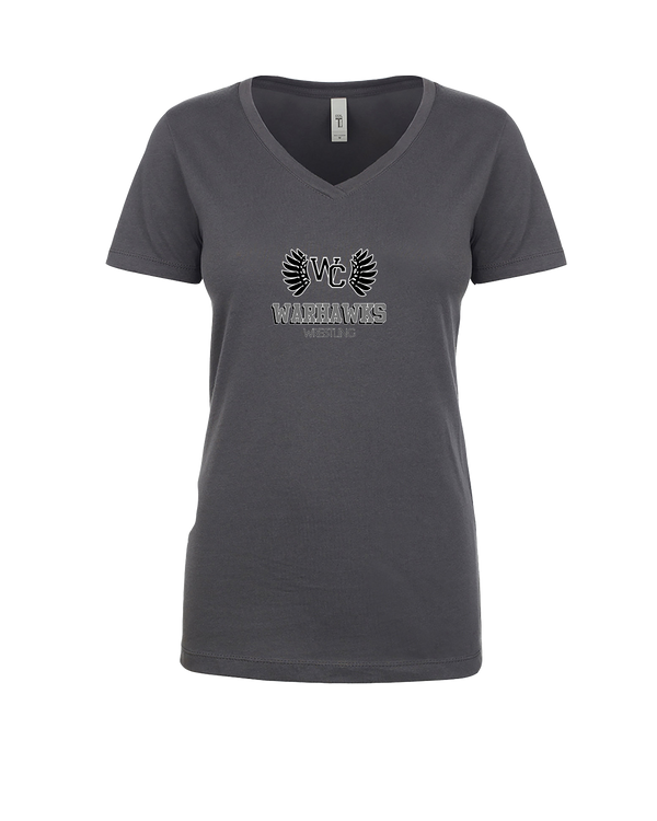 Westerville Central HS Wrestling Shadow - Womens V-Neck