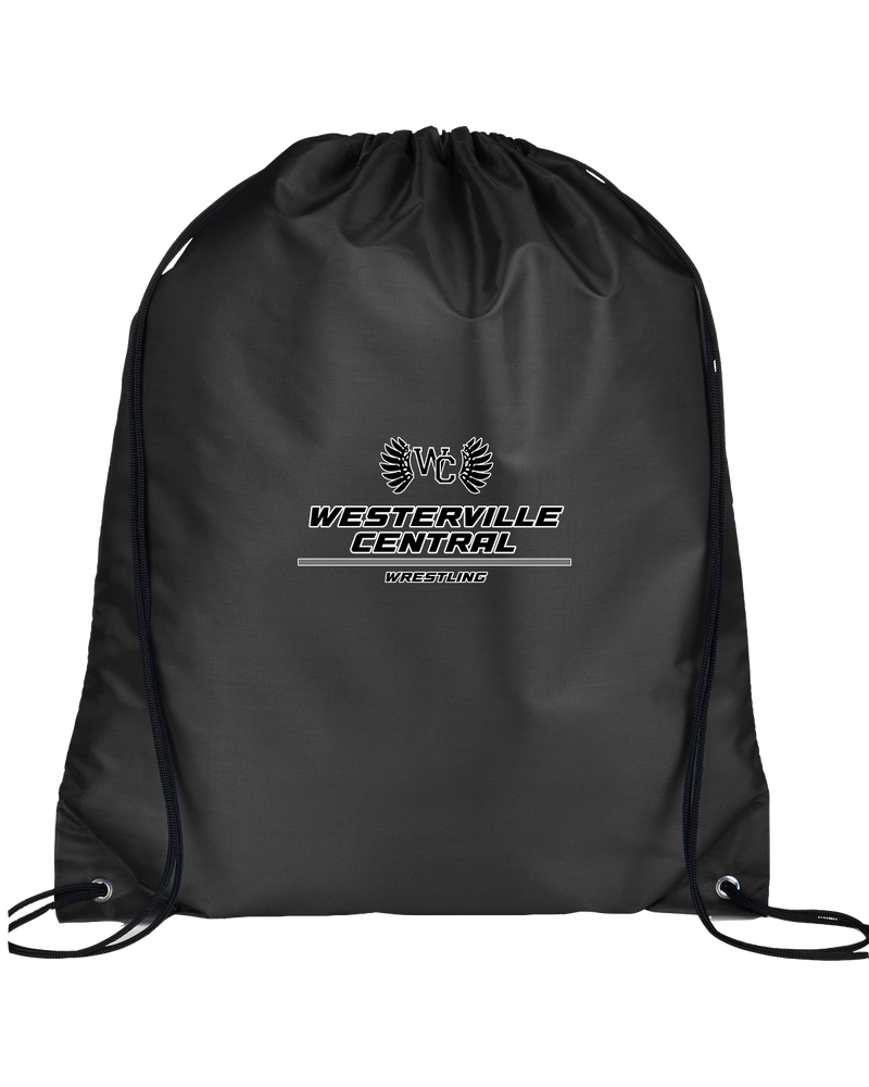 Westerville Central HS Wrestling Split - Drawstring Bag