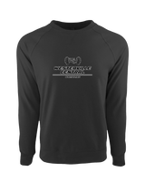 Westerville Central HS Wrestling Split - Crewneck Sweatshirt