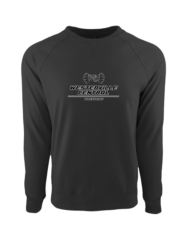 Westerville Central HS Wrestling Split - Crewneck Sweatshirt