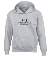 Westerville Central HS Wrestling Split - Cotton Hoodie