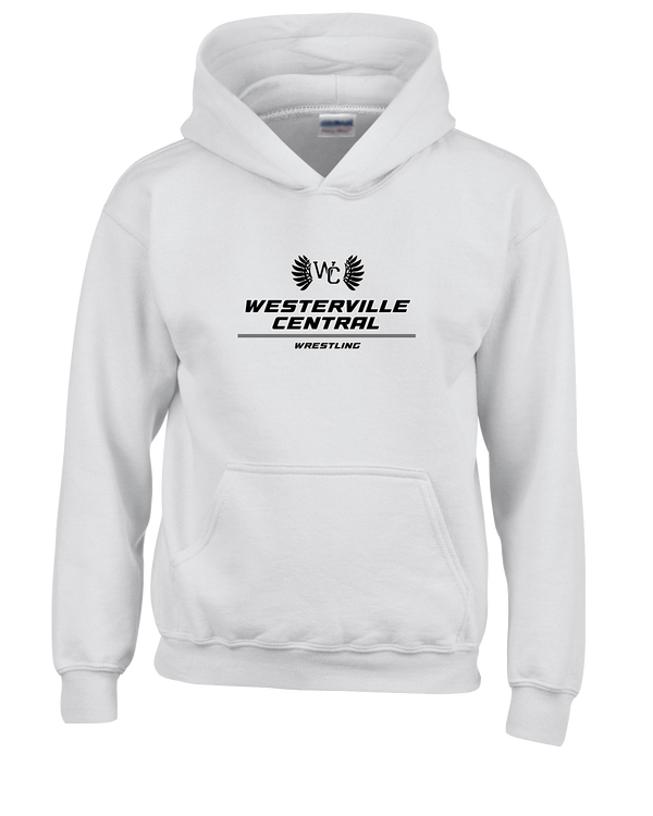 Westerville Central HS Wrestling Split - Cotton Hoodie
