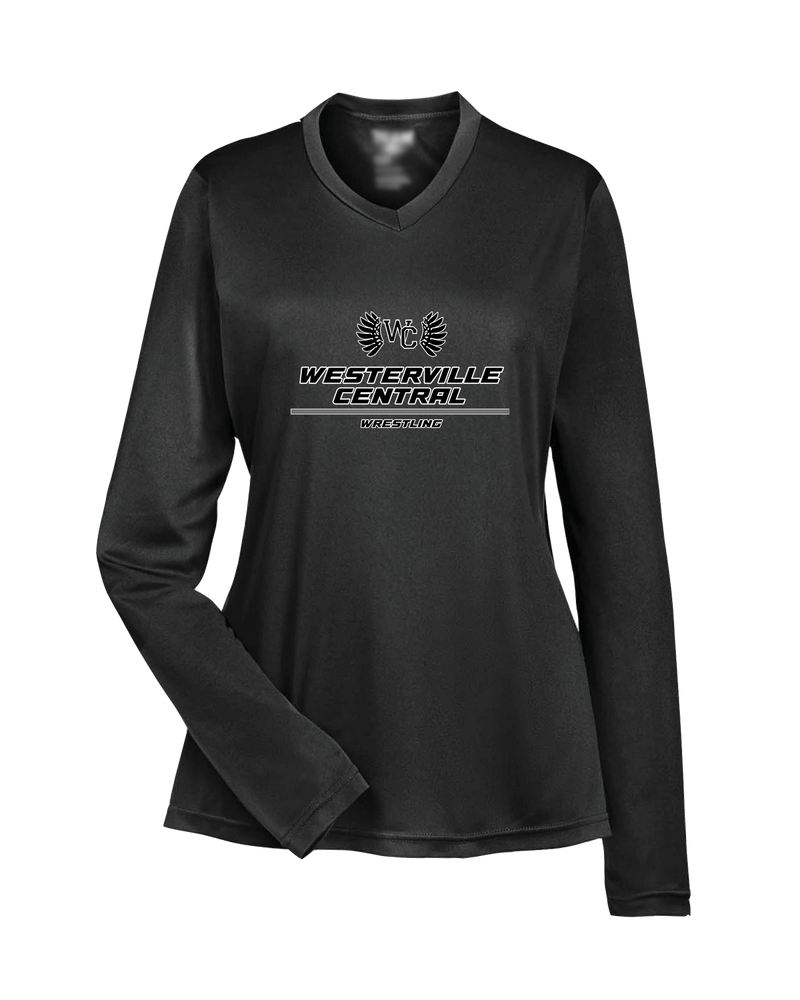 Westerville Central HS Wrestling Split - Womens Performance Long Sleeve
