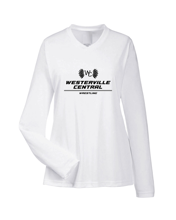 Westerville Central HS Wrestling Split - Womens Performance Long Sleeve