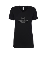 Westerville Central HS Wrestling Split - Womens V-Neck