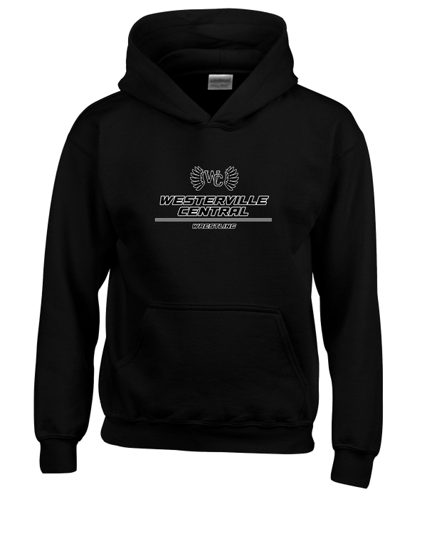 Westerville Central HS Wrestling Split - Youth Hoodie