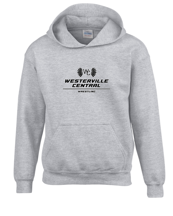 Westerville Central HS Wrestling Split - Youth Hoodie