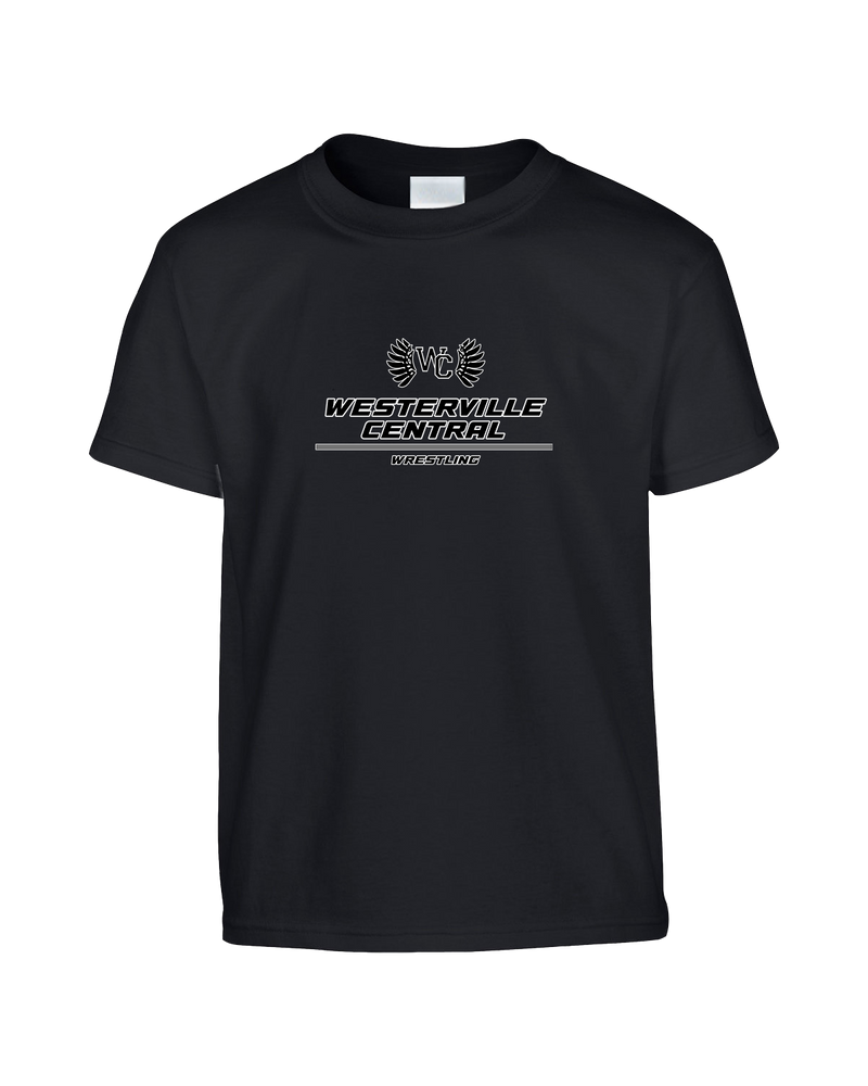 Westerville Central HS Wrestling Split - Youth T-Shirt