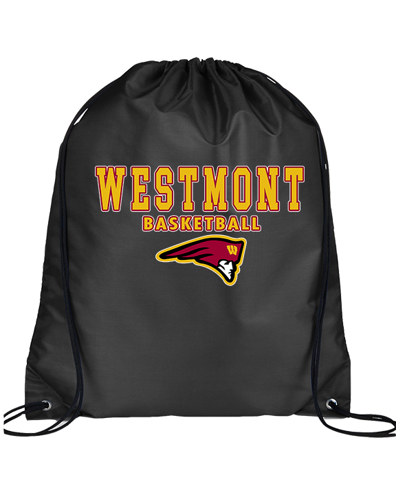 Westmont HS Girls Basketball Block - Drawstring Bag
