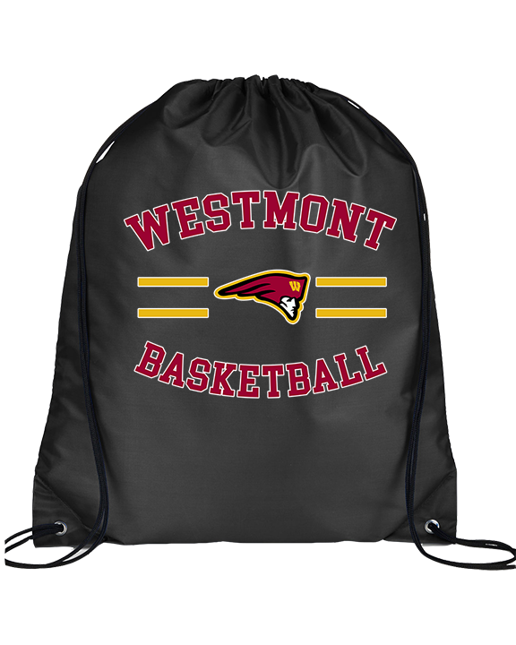Westmont HS Girls Basketball Curve - Drawstring Bag