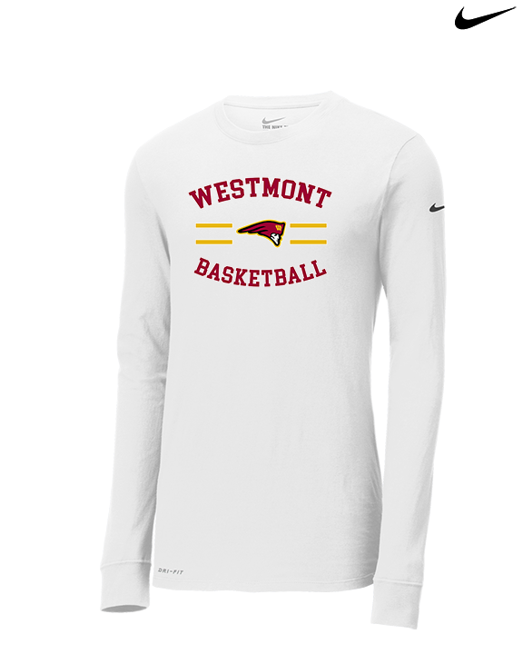 Westmont HS Girls Basketball Curve - Mens Nike Longsleeve