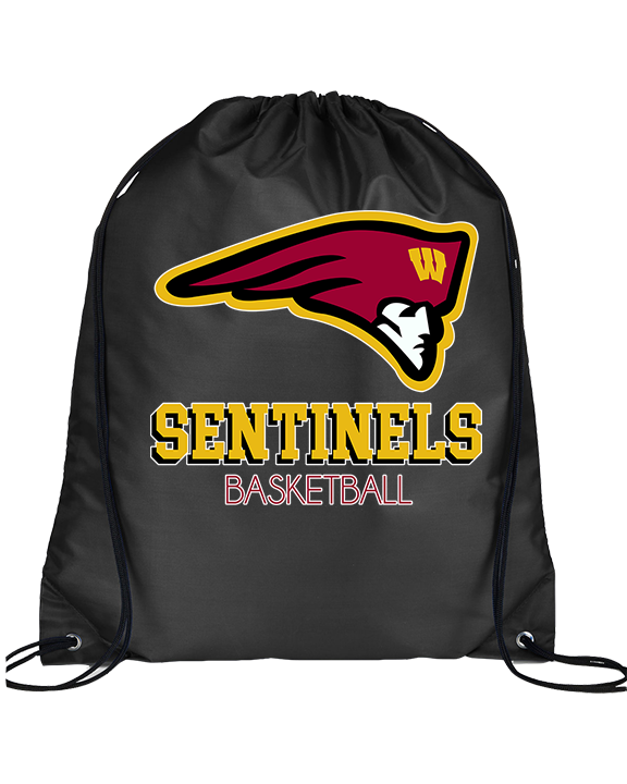 Westmont HS Girls Basketball Shadow - Drawstring Bag