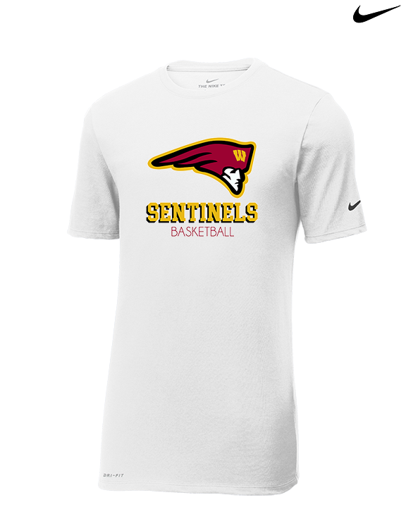 Westmont HS Girls Basketball Shadow - Mens Nike Cotton Poly Tee