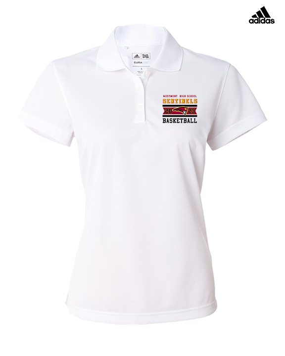 Westmont HS Girls Basketball Stamp - Adidas Womens Polo