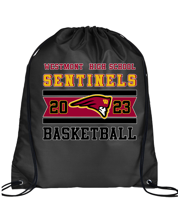 Westmont HS Girls Basketball Stamp - Drawstring Bag