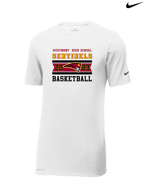 Westmont HS Girls Basketball Stamp - Mens Nike Cotton Poly Tee
