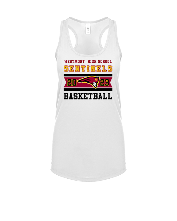 Westmont HS Girls Basketball Stamp - Womens Tank Top
