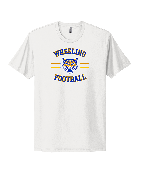 Wheeling HS Football Curve - Mens Select Cotton T-Shirt